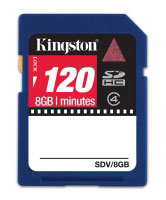 Kingston 8GB SDHC Video (SDV/8GB)